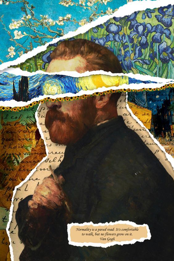 Artistic tribute to Van Gogh's distinctive style